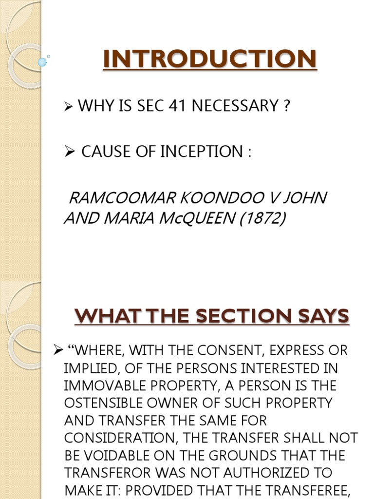 Sec 41 | PDF