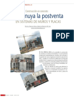 Construcción concreto: Disminuya postventa sistemas muros placas