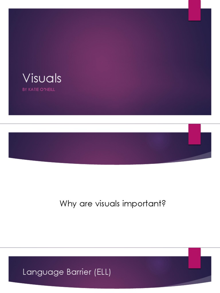 Importance of Visuals in Education | PDF