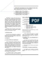 Formato de Paper (IEEE)