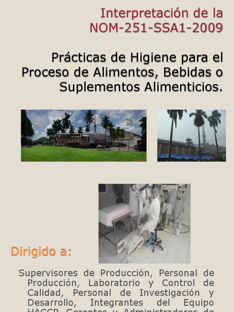 Platica de La NOM 251 PDF Suplementos dietéticos Alimentos