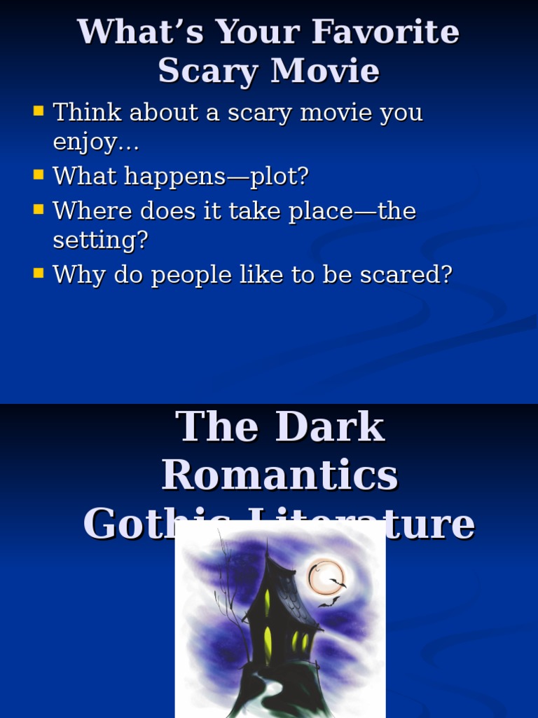 Gothic Presentation | PDF | Edgar Allan Poe | Gothic Architecture