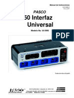 Manual Interfaz Universal PASCO 850 UI 5000