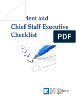 President Chief Staff Checklist Booklet 2017-09-06
