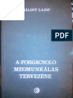 Bálint Lajos - A Forgácsoló Megmunkálás Tervezése