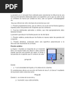 Presión del Agua