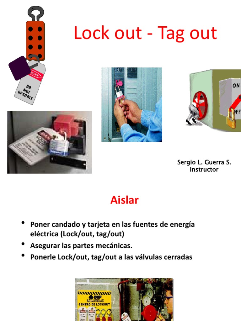 Lock Out - Tag Out | PDF | Bloqueo (industria) | Ingenieria Eléctrica