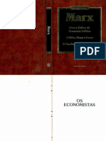 1859 - MARX, Karl - para A Crítica Da Economia Política, Salário Preço e Lucro (1865), O Rendimento e Suas Fontes (Os Economistas) (Nova Cultural) PDF