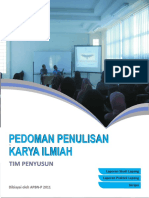 Pedoman Penulisan Karya Ilmiah Biologi UBB