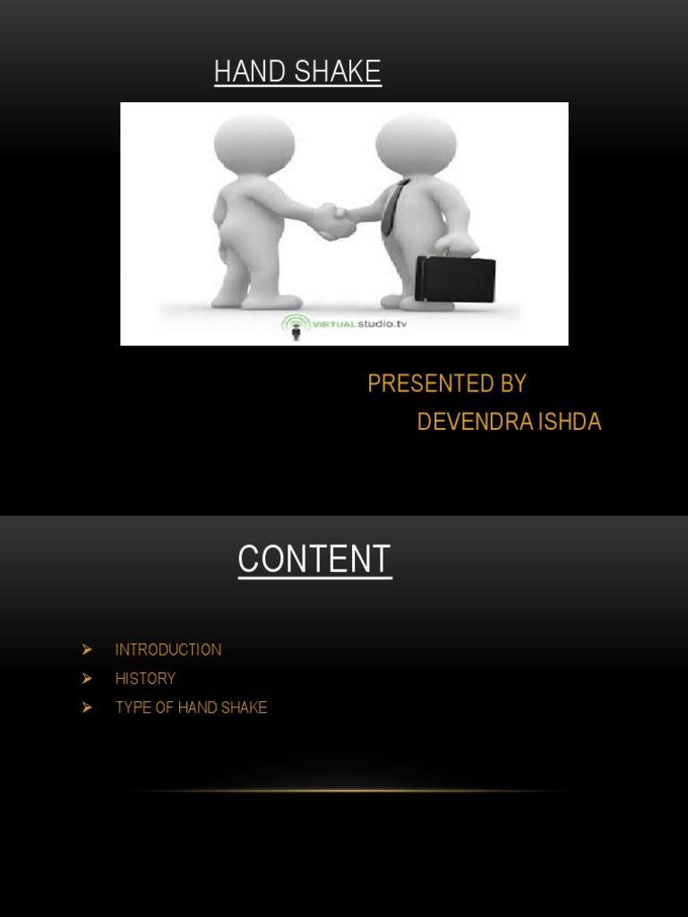 Types and Meanings of Handshakes | PDF | Religion & Spirituality