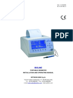 Portable Biometer Installation and Operation Manual