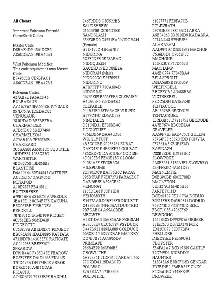 Cheat Codes PDF Nintendo Franchises Artificial Mythology