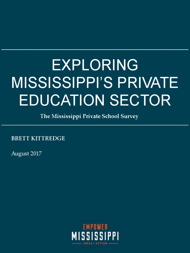 Mississippi Private School Survey From Empower MS | PDF | School Choice ...