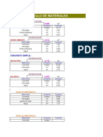 Calculo de Materiales