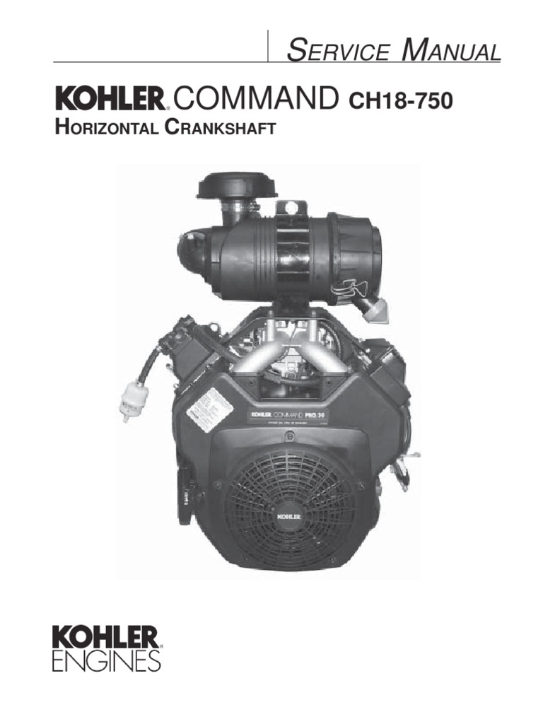 Kohler Command 23 Service Manual | Gasoline | Motor Oil. Rare Original  Factory Kohler OHC 16 18 HP ...