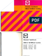 Owners Manual 1972 B25 & B50 00-4183 X