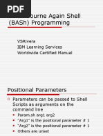 Bash Positional Parameter