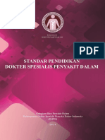 Standar Pendidikan Dokter Spesialis Penyakit Dalam 2014