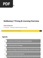 NetBackup7 PricingLicensing Overview