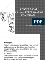 Asuhan Keperawtan Konstipasi