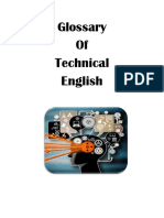 Glossary Technical English
