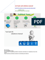 Auditing Test Bank and Solutions Manual