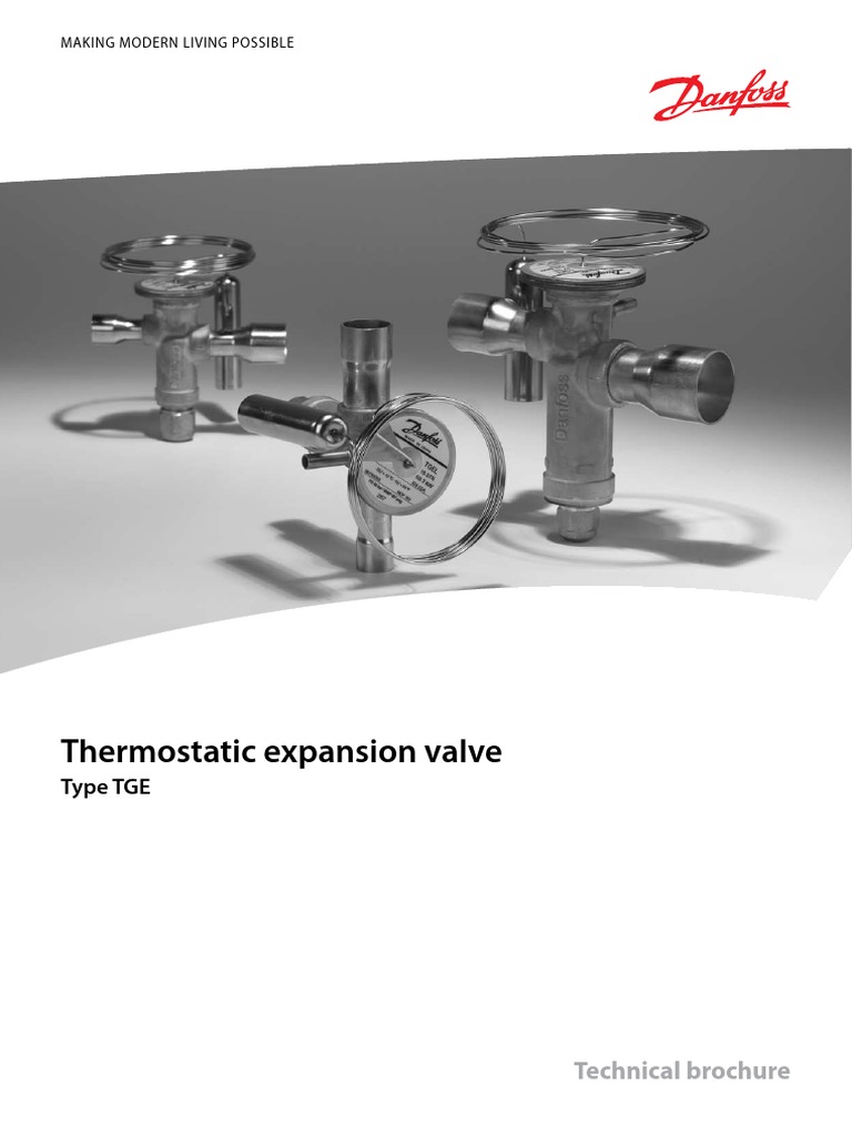 Thermostatic Expansion Valve Type TGE PDF Atmospheric