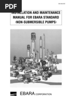 Download Installation and Maintenance Manual Ebara Non-Submersible Pump by tm_20 SN35821538 doc pdf