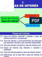 Tasas de Interés