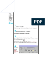 Metho d1: Direct On Text.: This Method Produces Some Artefacts Accordin Gtothe Shape of The Text