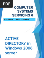 Computer Systems Servicing 6: Setting-Up Computer Server