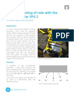 Test Rails More Thoroughly with the Modified GE Rail Tester SPG 2