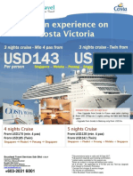 Costa Victoria Package