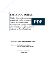 Desarrollo de estrategias de aprendizaje en estudiantes de Ingeniería Mecánica