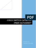 Cisco Switch Catalyst 2960x Datasheet