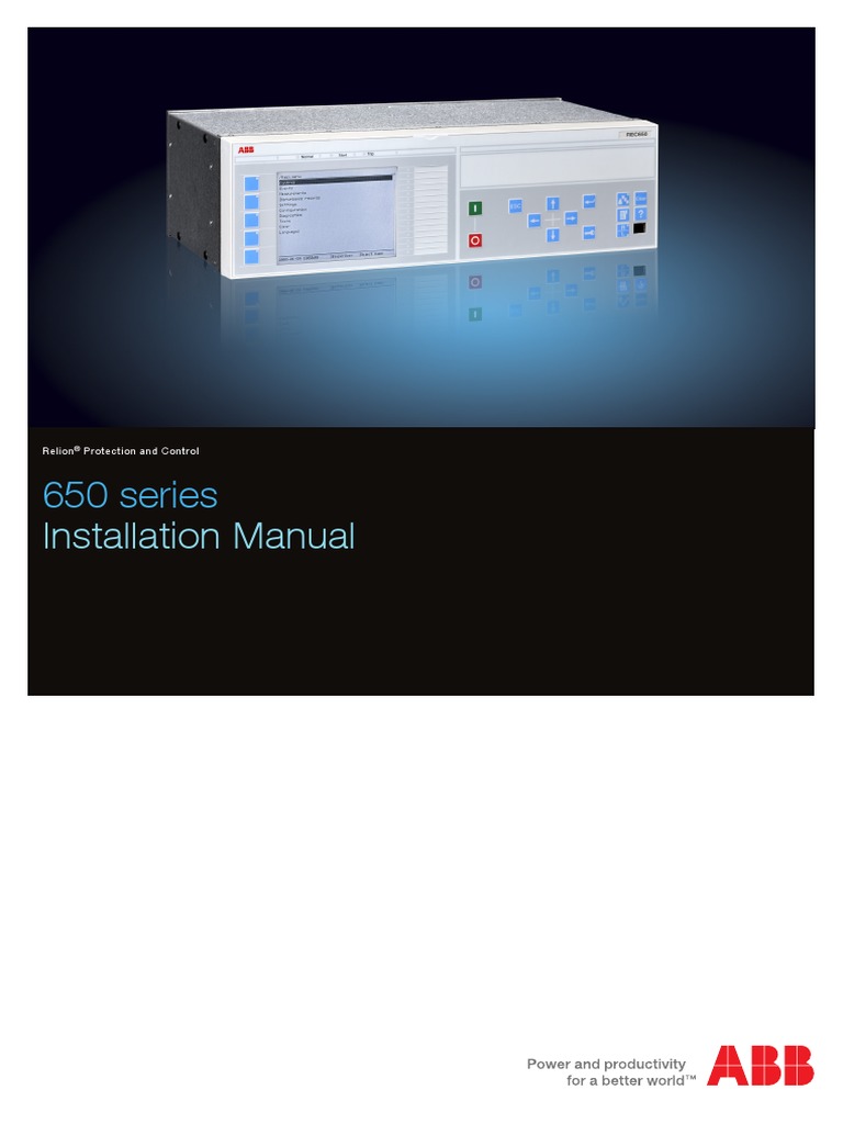 650 Series: Installation Manual | PDF | Electrical Connector ...