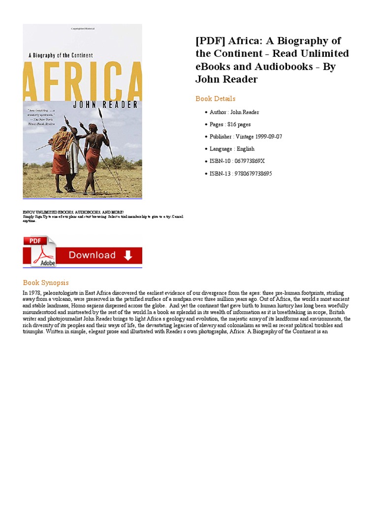 Africa A Biography Of The E Books Written Communication