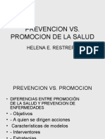 Prevencion vs Promocion