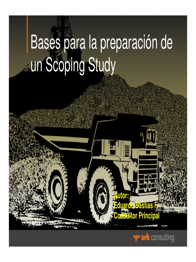 Scoping Study | PDF | Minería | Economias