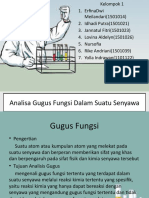 Analisa Gugus Fungsi Dalam Suatu Senyawa