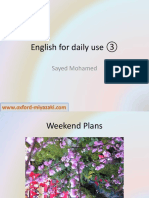 English For Daily Use