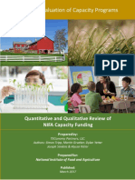 NIFA Capacity Funding Review - TEConomy Final Report
