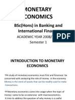 Monetary Eco BSC 2