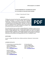 IIW Document No. IX-2165-05: Dnolan@uow - Edu.au Zoran@uow - Edu.au