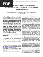 Li Etal IEEE JLT 2016 Wireless Visible Light Communications Employing Feed Forward Pre Equalization