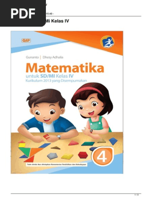 Matematika Sd Mi Kelas Iv Pdf