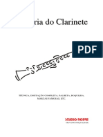 História Do Clarinete (Teoria, Embocadura, Palhetas, Boquilha, Afinação, Fabricantes)