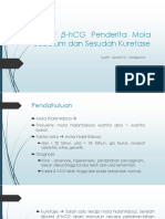 Kadar β-hCG Penderita Mola Sebelum dan Sesudah (Jurnal Obgyn)