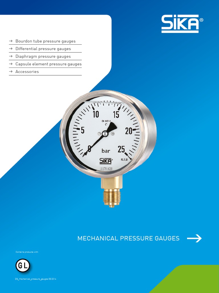 DS Mechanical Pressure Gauges PDF Pressure Measurement Celsius