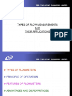 Types of Flow Measurements AND Their Applications